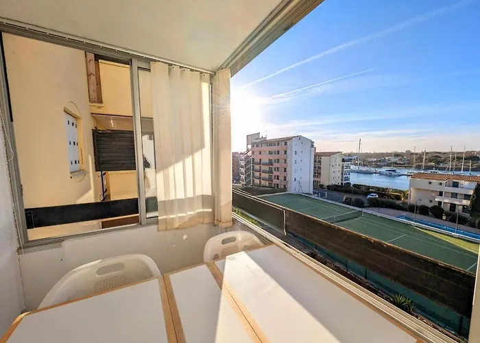 Cap Vue Port Pools Tennis Loggia Wifi Clim Appartamento Agde