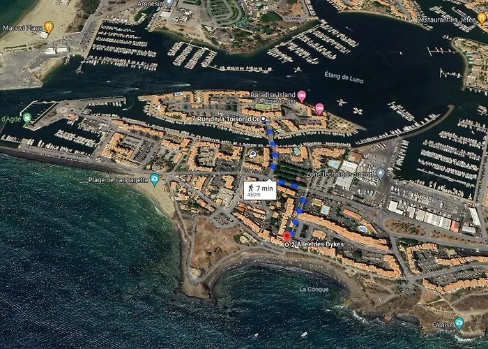 Cap Vue Port Pools Tennis Loggia Wifi Clim Appartamento