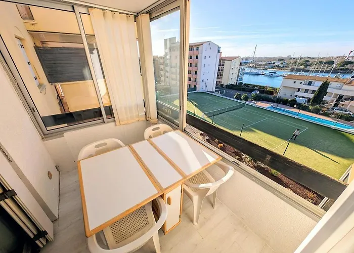 Cap Vue Port Pools Tennis Loggia Wifi Clim Agde